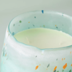 Green Glass Candle